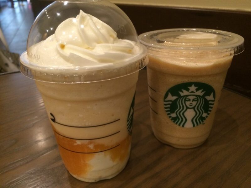 スターバックスでカンタロープメロン＆クリームフラペチーノ飲んでみた！