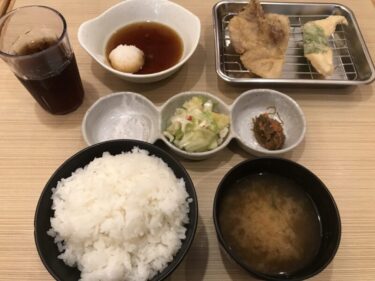 イオン岡山『博多天ぷらたかお』明太子と浅漬け食べ放題天ぷら定食ランチ！