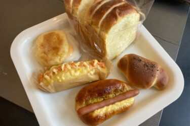 倉敷浜町『ぱんやたか＆さとし』ベーコンポテトフランスと半熟卵マフィン！