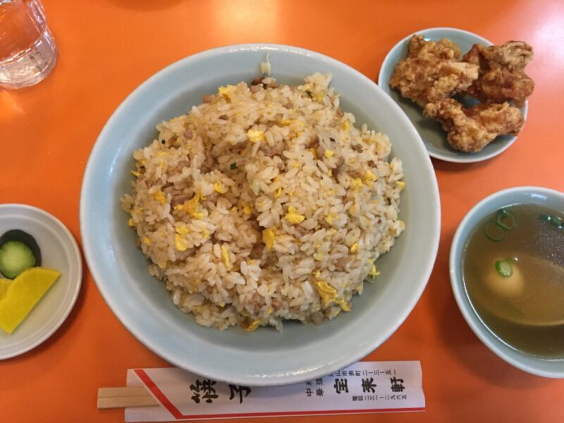 岡山で一番美味いチャーハン！表町中華『宝来軒』やきめし大盛りランチ！