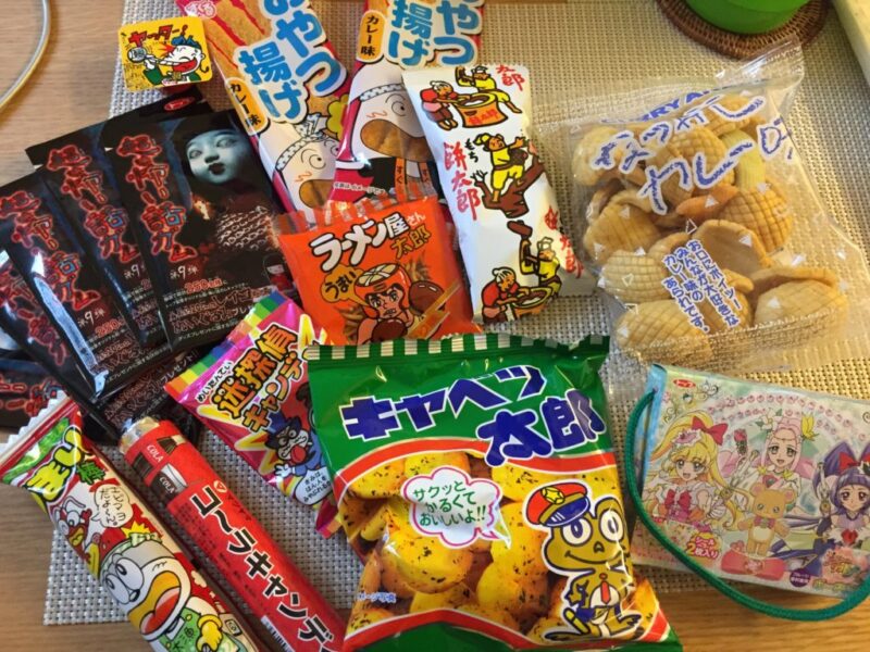 倉敷の昔ながらの駄菓子屋 だがしや小町 大好物うまい棒にキャベツ太郎