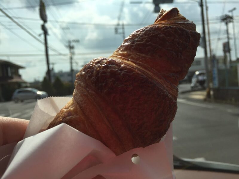 岡山岡町パン屋『ブーランジェリーカネコ』サクサク香ばしクロワッサン！