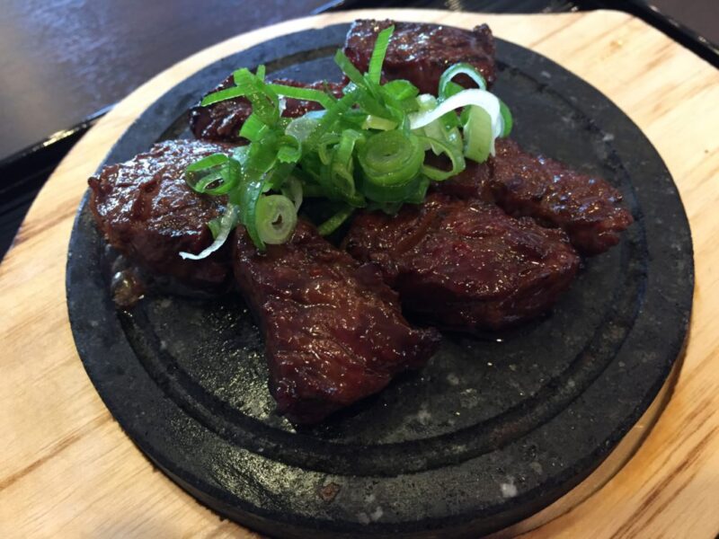 岡山下中野『めんどくサガリ屋』希少部位牛サガリ肉の焼肉定食ランチ！