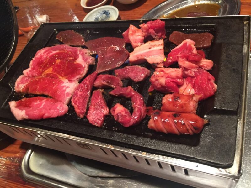 倉敷焼肉屋『ビーフレストラントヤマ』牛ステーキはなんと激安４９０円！