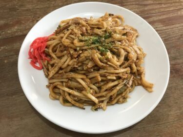 倉敷田ノ上『高越製麺所』肉玉子焼きうどんランチにラーメンテイクアウト！