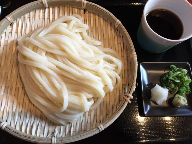 岡山清水『うどん屋杉』本格手打ちの麺ツヤツヤざるうどんランチ！