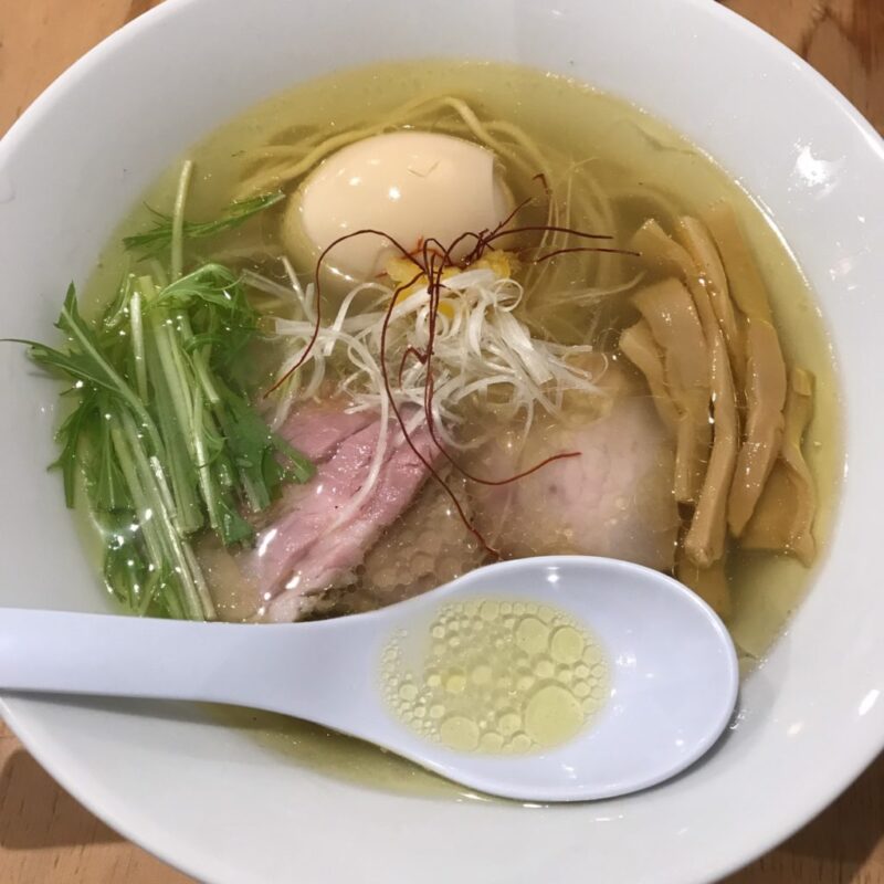 岡山内山下『麺処ぐり虎』ミシュランの味玉塩ラーメンと柚子風味つけ麺！