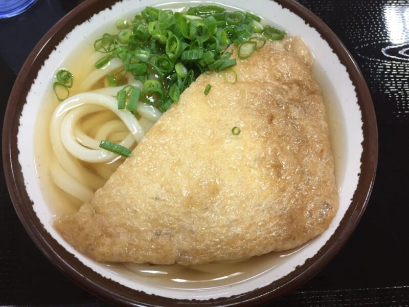 香川高松『さか枝うどん南新町店』商店街にある支店できつねうどん！