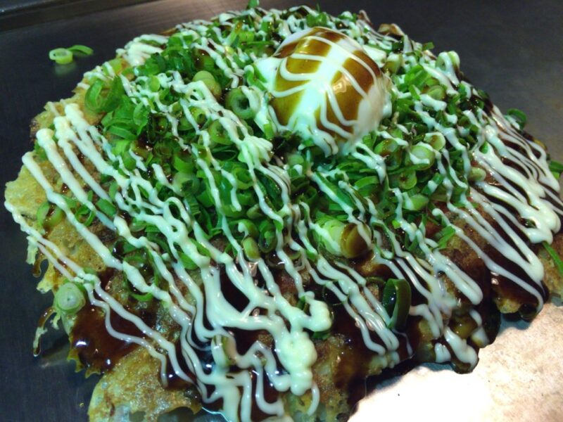 岡山倉敷『お好み焼き南風(喃風)』名物どろ焼きとネギたっぷりモダン焼き！