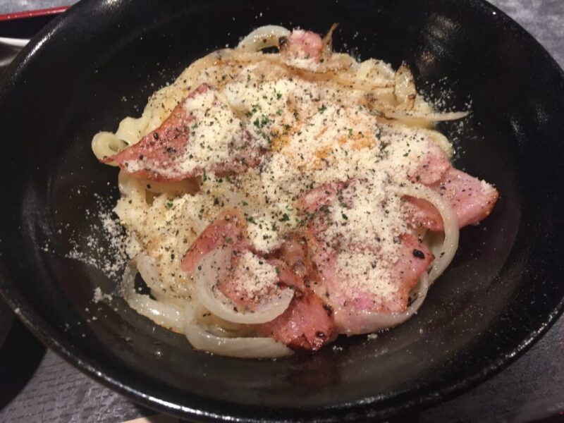 香川高松『手打ちうどん讃岐つけ麺』喫茶店でカルボナーラとタイカレー！