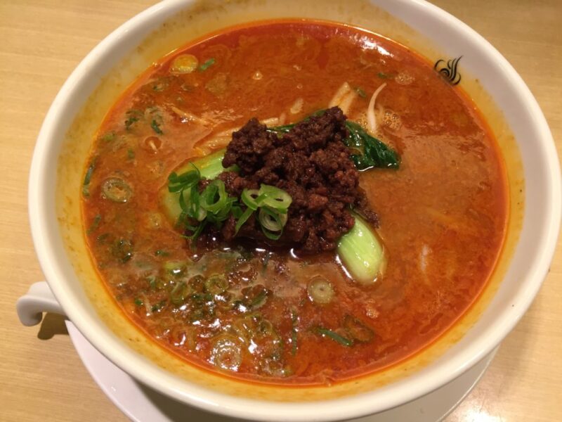 大阪難波ラーメン屋『四川辣麺』激辛と甘口が選べる担々麺とチャーハン！