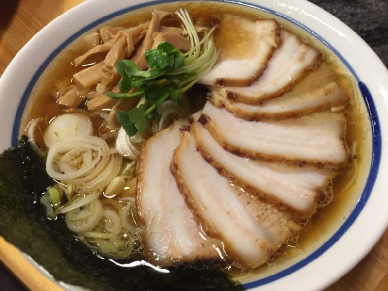 倉敷玉島ラーメン屋『中華蕎麦みず川』冨士屋流スープのチャーシュー麺！