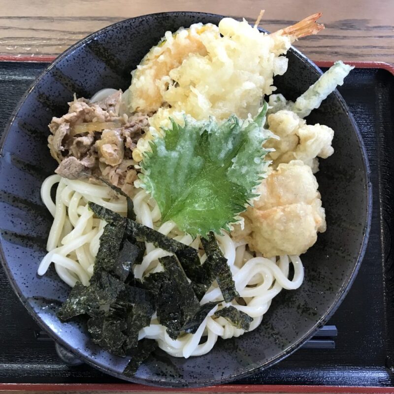 倉敷連島『讃岐うどん てん』お得なランチ定食とスペシャルぶっかけうどん！