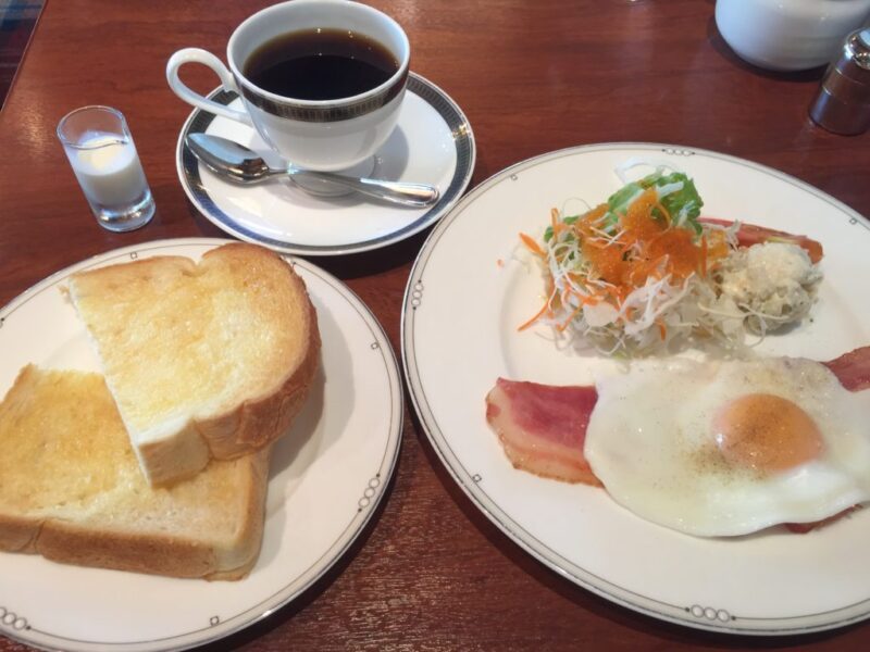 倉敷二子カフェ『木々珈琲舎』朝食ホテルモーニングとホットコーヒー！