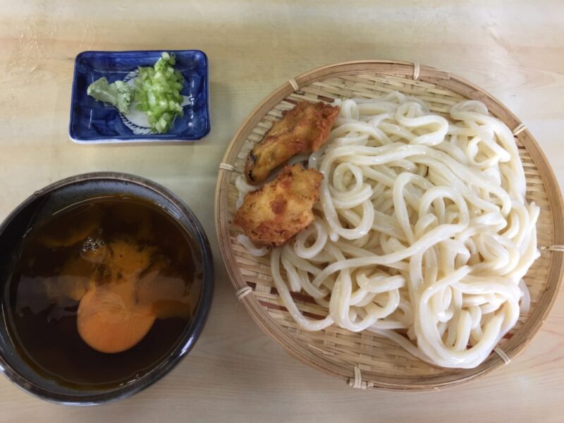 岡山東古松『手打ち泰平うどん』天ぷらざるうどんとうどん定食ランチ！