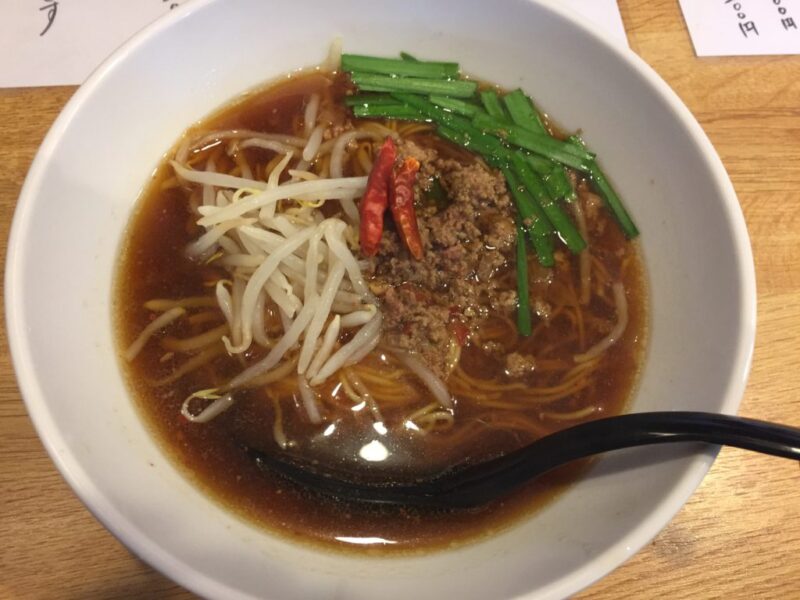 倉敷中庄『台湾料理あじ仙王喜』ランチでつけ麺とピリ辛台湾ラーメン！