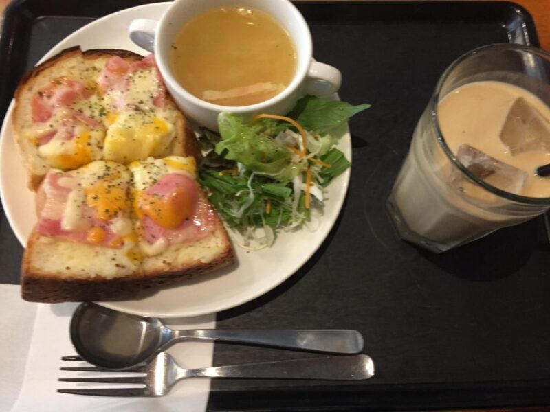 岡山問屋町カフェ『オンサヤコーヒー』朝食モーニングとチーズケーキ！