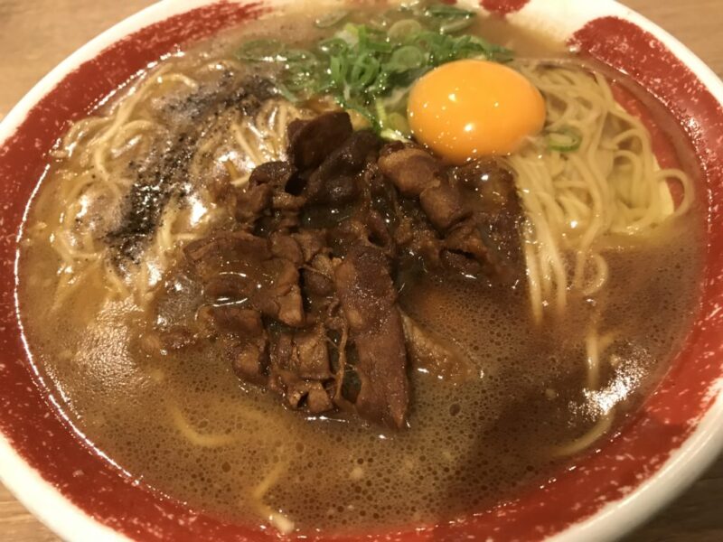 イオン岡山『徳島ラーメン東大』白ご飯と生卵で卵かけご飯ランチセット！