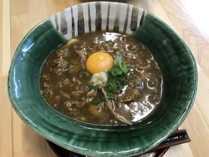 倉敷鶴形うどん居酒屋『ふじ心』深夜の牛玉カレーうどんと若鶏の唐揚げ！