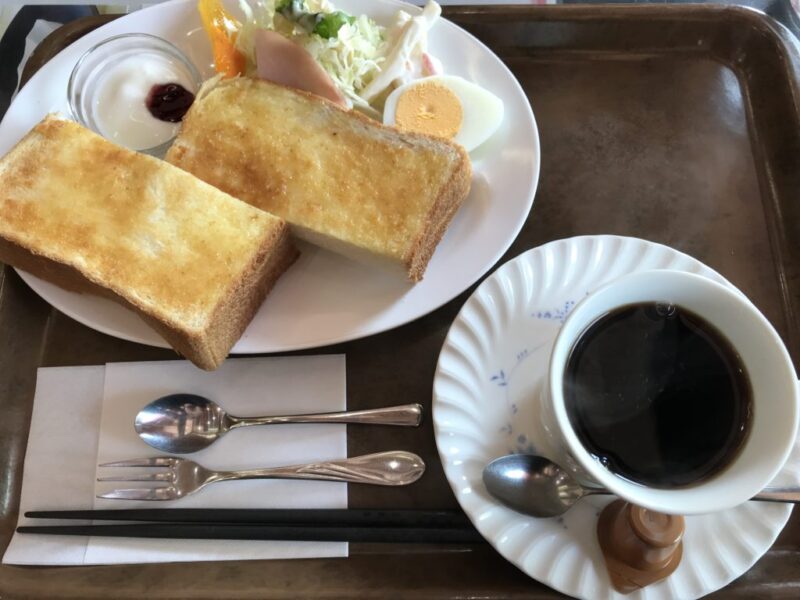 倉敷市役所『市庁舎きっさ』喫茶店で朝食モーニングと日替わりランチ！