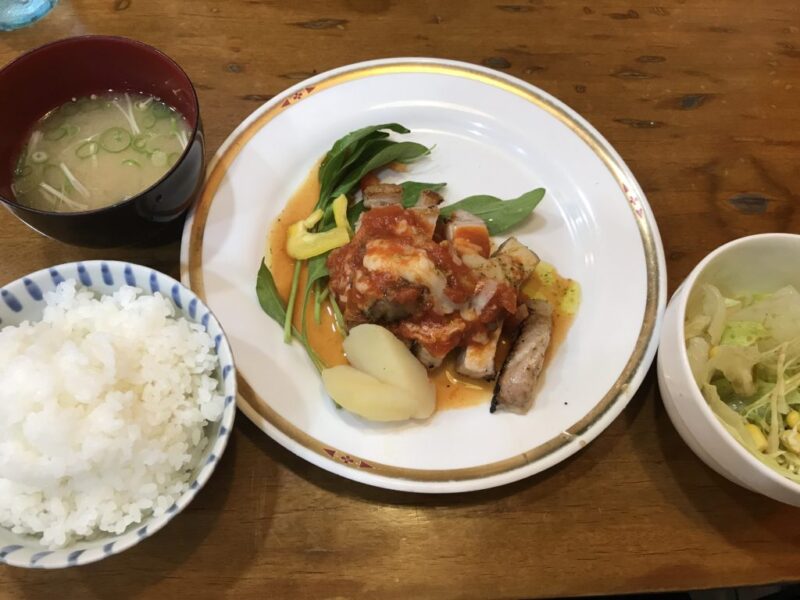 倉敷駅ビル地下『洋食れんが屋』鶏のから揚げ定食と日替わりランチ！