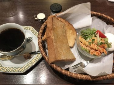 倉敷天満屋『小田珈琲館』百貨店の落ち着いた喫茶店で朝食モーニング！