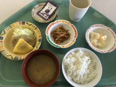 倉敷中庄『川崎医大病院学生職員食堂』栄養バランスの和朝食モーニング！