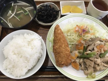 岡山今『レストラン今辰』サラリーマンご用達の定食屋で日替わりランチ！