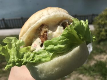 倉敷酒津『まんまるコッペ』あんバターやトンカツの丸いコッペパン専門店！