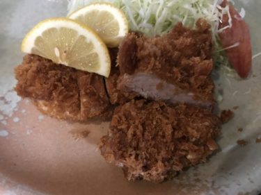 岡山奥田本町『とんかつの信幸』熟練の揚げ具合のヒレカツ定食ランチ！