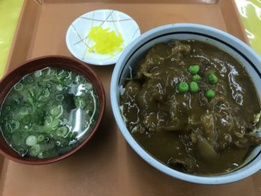 一般人でもOK『岡山市役所食堂』公務員の気持ちで洋風デミカツ丼ランチ！