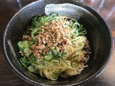 岡山『虎ぼるた大安寺店』クセになる旨さと辛さの汁なし担々麺ランチ！