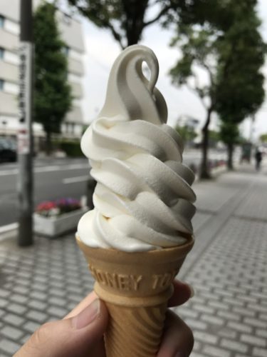 倉敷美観地区『茶屋大橋』クレープにかき氷と１００円抹茶ソフトクリーム！