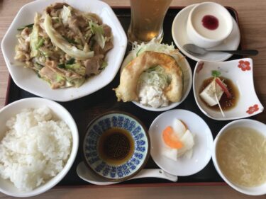 岡山西川原『香港仔竜沙』日替わり中華ランチとラーメンチャーハン定食！