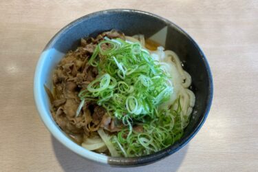 倉敷中庄マルナカ『讃岐うどん桃山亭』肉ぶっかけうどんと鶏天ランチ！