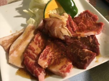 岡山倉敷『焼肉炭一鉄』かまくら個室で上カルビとハラミランチで食べ放題！