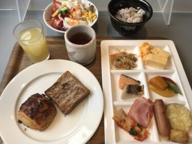 岡山平和町『後楽ホテル』朝食ビュッフェできびだんごとカレー食べ放題！