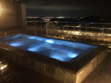 岡山倉敷『せとうち児島ホテル』瀬戸内海に沈む夕日と夜景の露天風呂！