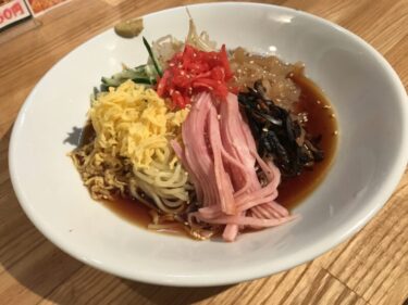 岡山田町『中華快席福幸』日曜ランチで具だくさん冷やし中華始めました！