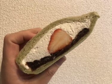 岡山錦町『コパン(COPAIN)』抹茶白玉と生クリームのフルーツサンド！