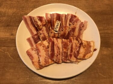 倉敷沖新町『焼肉まるい精肉店』牛カルビと豚カルビでご飯大盛りランチ！