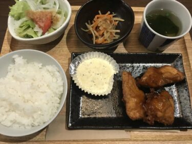 岡山駅前『やきとり家すみれ』焼鳥屋でチキン南蛮定食とから揚げランチ！