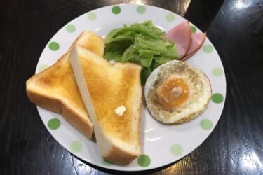 岡山野田屋町『コーヒー亭』岡ビルの渋い喫茶店で目玉焼きモーニング！