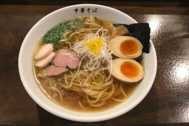 岡山駅前町『中華そばこびき』ミシュラン獲得の味玉煮干し醤油ラーメン！