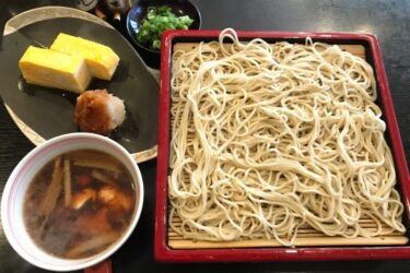 岡山幸町『そば処水谷』濃厚つけ出汁とりせいろと蕎麦屋の玉子焼きランチ