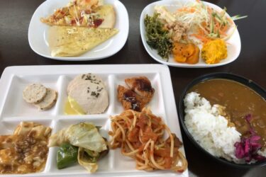 倉敷中島『マミズコーデリキッチン』蜂蜜ピザとカツカレー食べ放題ランチ！