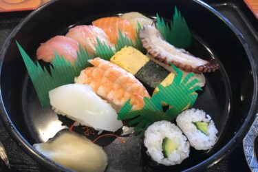 岡山牛窓『寿司勝』回転しないにぎり寿司とミックスフライ定食ランチ！