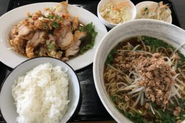 倉敷中島『中華食堂 八宝軒』台湾ラーメン油淋鶏ランチに鶏から揚げ弁当！