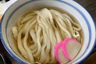 香川多度津『さぬきうどん麦笑』さぬきの夢の冷やかけうどんとちくわ天！