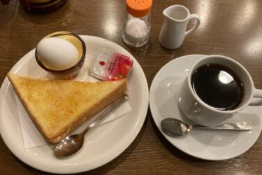 岡山駅『カフェブルーマウンテン』電源とWi-Fiがある喫茶店でモーニング！